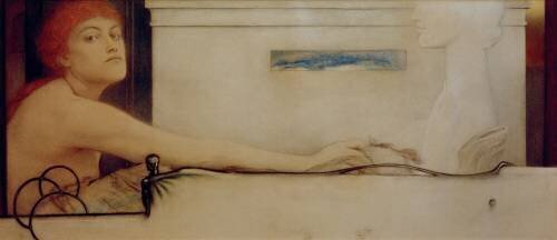 The Offering (Fernand Khnopff) - Muzeo.com