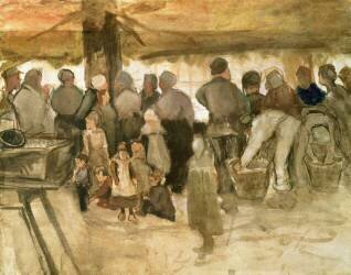 The Potato Market (Vincent van Gogh) - Muzeo.com