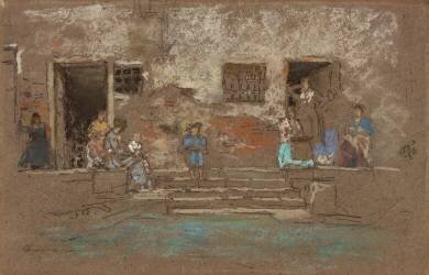 The Steps (James Abbott McNeill Whistler) - Muzeo.com
