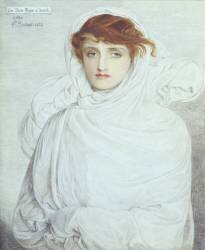 The White Mayde of Avenel (Frederick Sandys) - Muzeo.com