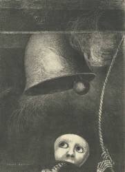 Un masque sonne le Glas funèbre (Odilon Redon) - Muzeo.com
