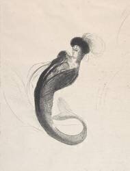 Untitled trial lithograph (Odilon Redon) - Muzeo.com