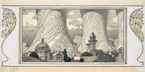 Ville imaginaire (Eugène Grasset) - Muzeo.com