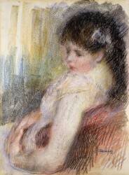 Woman Sitting (Auguste Renoir) - Muzeo.com