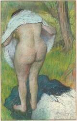 Young Woman Dressing Herself (Edgar Degas) - Muzeo.com