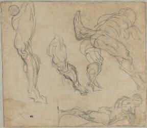 Figures and Legs (Tintoretto) - Muzeo.com