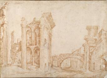 Ruins of the Ancient Forum of Nerva (Jan Brueghel the Elder) - Muzeo.com