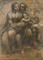 The Virgin and Child with Saint Anne (Leonardo da Vinci) - Muzeo.com