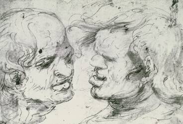 Two Heads (Leonardo da Vinci) - Muzeo.com
