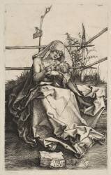 Virgin and Child on a Grassy Bench (Albrecht Dürer) - Muzeo.com