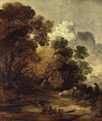 Berger conduisant le bétail vers un Point d'Eau (Thomas Gainsborough) - Muzeo.com