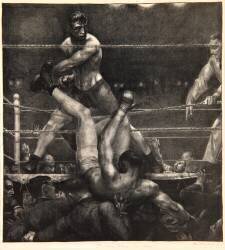 Dempsey Through the Ropes (George Wesley Bellows) - Muzeo.com