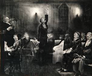 Prayer Meeting (George Wesley Bellows) - Muzeo.com