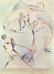 The pig sneezes towards the heart (Kurt Schwitters) - Muzeo.com