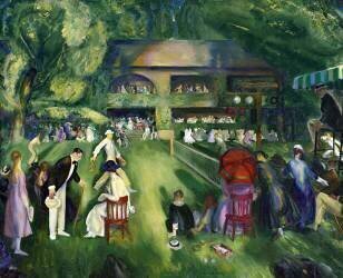 Tennis à Newport (George Wesley Bellows) - Muzeo.com