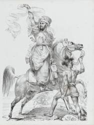 Chef mamelouk à cheval (Antoine-Jean Gros) - Muzeo.com