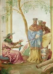 A Chinese Prince before a Soothsayer (Giandomenico Tiepolo) - Muzeo.com