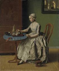 A Dutch Girl at Breakfast (Jean-Etienne Liotard) - Muzeo.com