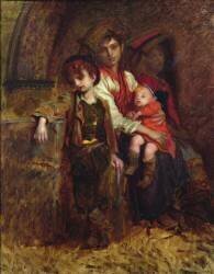A Family of Peasants (Ernest Hébert) - Muzeo.com