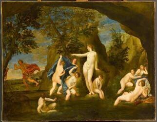Actéon métamorphosé en cerf (Francesco Albani) - Muzeo.com