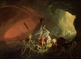 Aeneas and the Sibyl (English School) - Muzeo.com