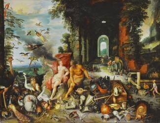 An Allegory of Air and Fire (Jan Brueghel the Younger) - Muzeo.com