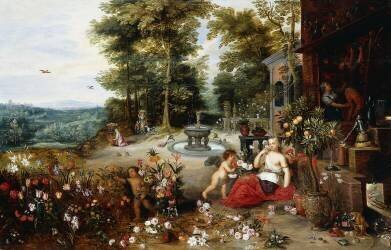 An Allegory of Smell (Jan Brueghel the Younger) - Muzeo.com