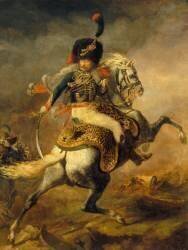 An Officer of the Imperial Horse Guards Charging (Théodore Géricault) - Muzeo.com