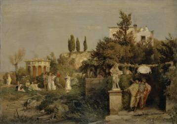 Ancient Roman wine tavern (Arnold Böcklin) - Muzeo.com