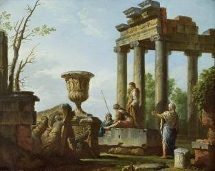 Architectural ruins (Giovanni Paolo Pannini) - Muzeo.com