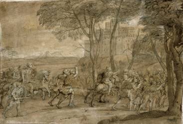 Assault on a Citadel (Claude Gellée) - Muzeo.com