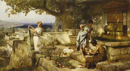 At the Well (Henryk Siemiradzki) - Muzeo.com