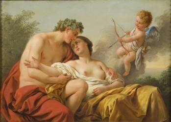 Bacchus and Ariadne (Louis Jean François Lagrenée) - Muzeo.com