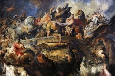 Battle of the Amazons and Greeks (Peter Paul Rubens) - Muzeo.com