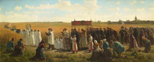 Bénédiction des blés en Artois (Jules Breton) - Muzeo.com