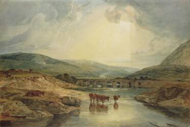 Bridge over the Usk (Joseph Mallord William Turner) - Muzeo.com