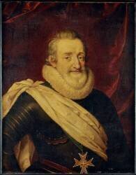 buste de Henri IV portant la croix du Saint-Esprit (1553-1610) (Frans Pourbus the Younger) - Muzeo.com
