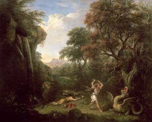 Cadmus and the Dragon (Francesco Zuccarelli) - Muzeo.com