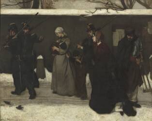 Ce qu'on appelle le vagabondage (Alfred Stevens) - Muzeo.com