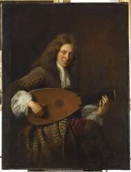 Charles Mouton, luthiste (1626-1710) (Jean-François de Troy) - Muzeo.com