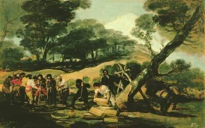 Clandestine Manufacture of Gunpowder (Francisco de Goya) - Muzeo.com