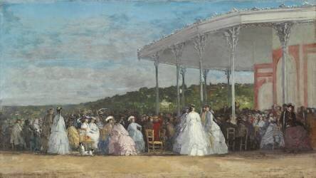 Concert at the Casino of Deauville (Eugène Boudin) - Muzeo.com
