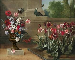 Corner of Monsieur de la Bruyere's Garden (Jean-Baptiste Oudry) - Muzeo.com