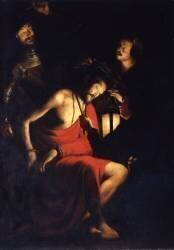 Crowning with Thorns in the Light of a Lantern (Trophime Bigot) - Muzeo.com