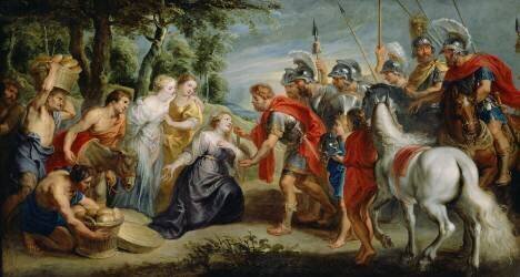 David Meeting Abigail (Peter Paul Rubens) - Muzeo.com
