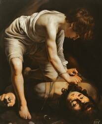 David Victorious over Goliath (Caravaggio) - Muzeo.com