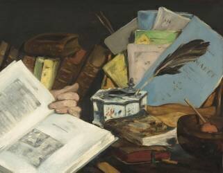 Détail d'Emile Zola (1840-1902), écrivain (Edouard Manet) - Muzeo.com