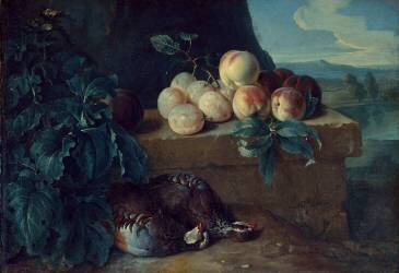Des pêches et des perdrix (Alexandre-François Desportes) - Muzeo.com