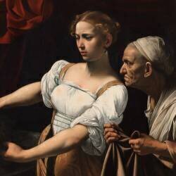 Detail of Judith and Holofernes (Caravaggio) - Muzeo.com