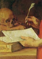 Detail of Saint Jerome (Jusepe de Ribera) - Muzeo.com